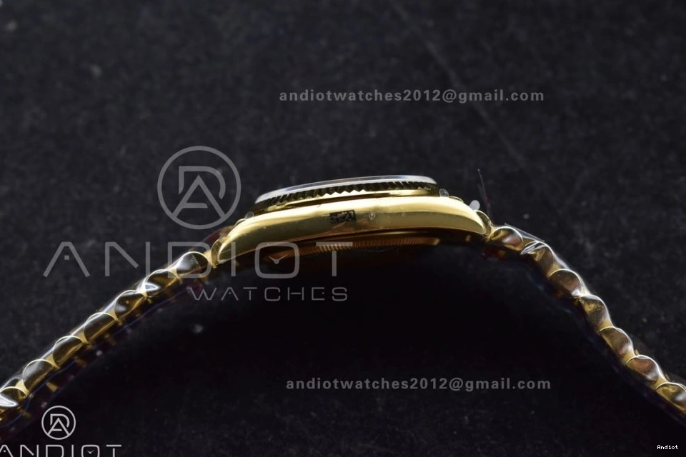 with Best Edition Bracelet YG President Gold Dial V5 Weight) Diamond (Gain 904L vr3255 DayDate QF Steel on 36 Square 0118